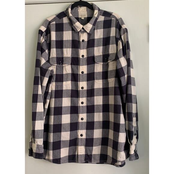 Sonoma Flannel Button Up Shirt Men's XL Long Sleeve Multicolor Check Cotton - Picture 2 of 10